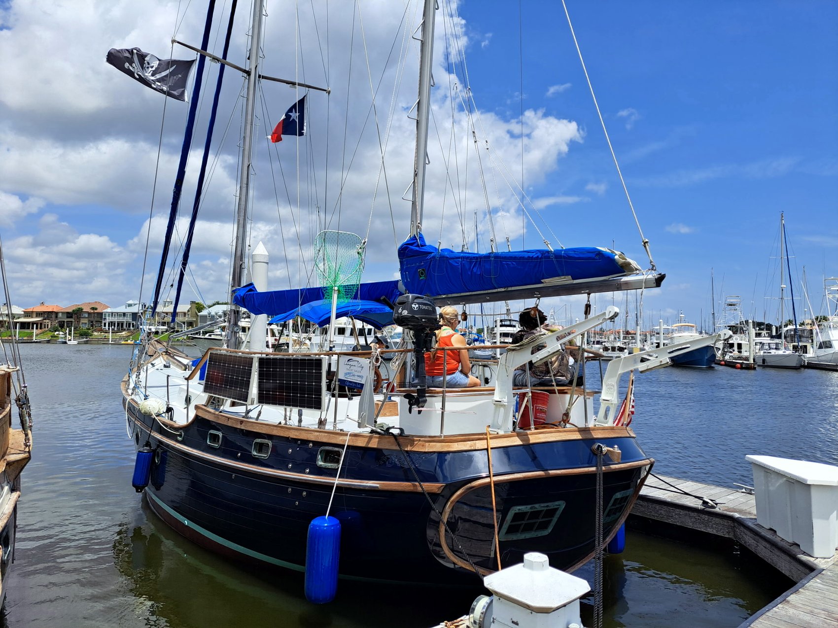 Infinity Xcursions yacht at Kemah harbor