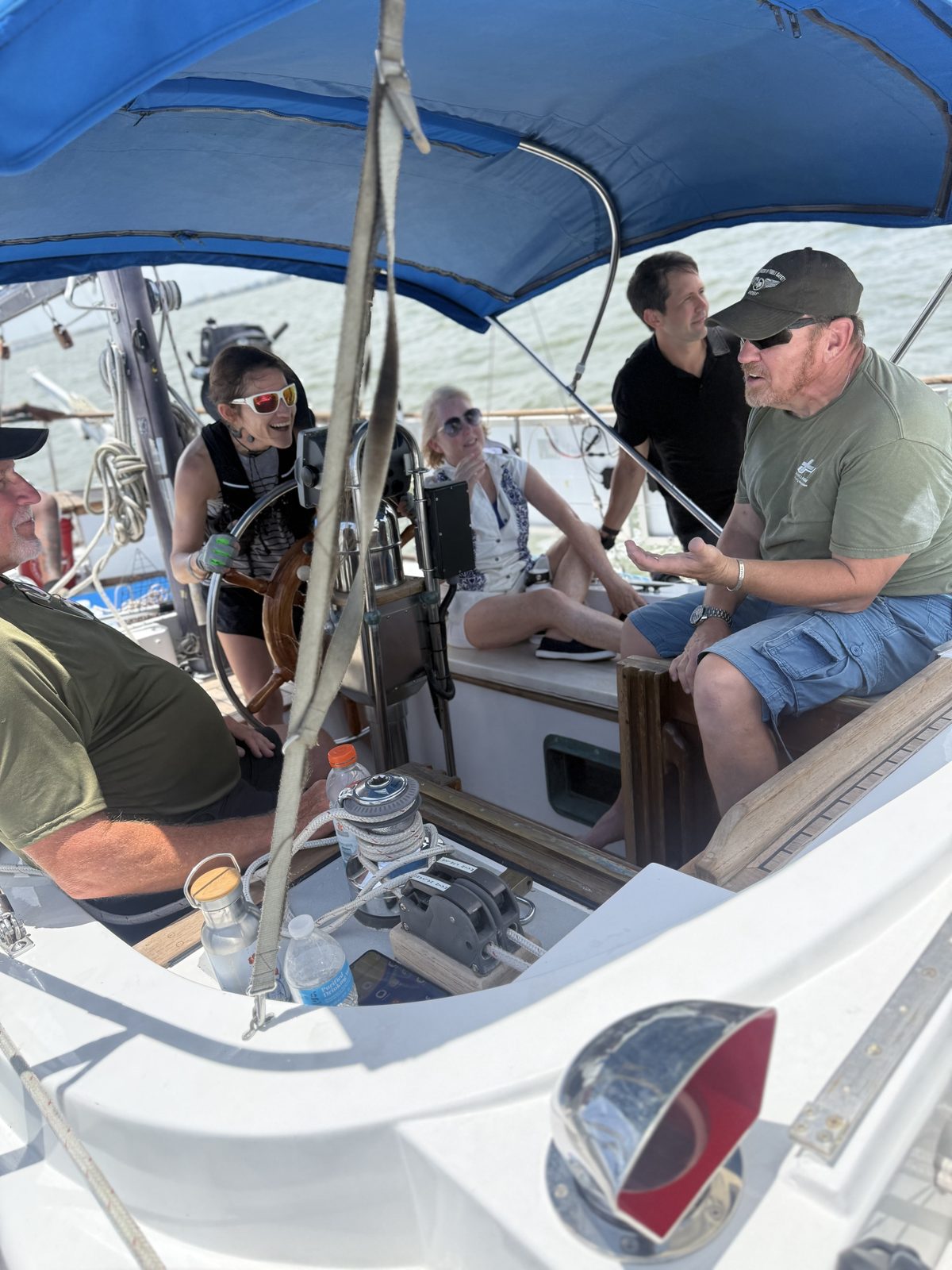 Captain at sea